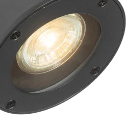 Moderne buiten wandlamp zwart IP44 verstelbaar - Ciara