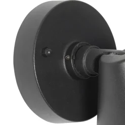 Moderne buiten wandlamp zwart IP44 verstelbaar - Ciara