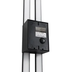 Moderne buiten wandlamp zwart incl. LED 2-lichts IP54 - Jamal