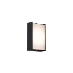 Moderne buiten wandlamp zwart incl. LED IP65 - Packet