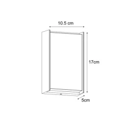 Moderne buiten wandlamp zwart incl. LED IP65 - Packet