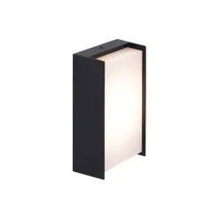 Moderne buiten wandlamp zwart incl. LED IP65 - Packet