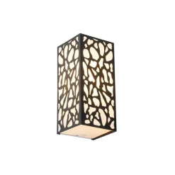 Moderne buiten wandlamp zwart IP44 - Nicole