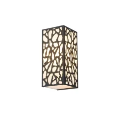 Moderne buiten wandlamp zwart IP44 - Nicole
