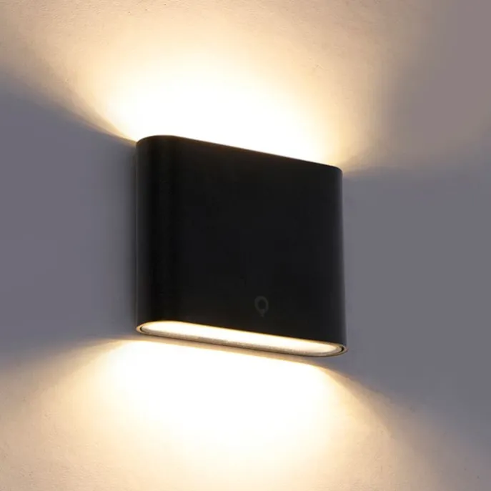 Moderne buiten wandlamp zwart 11,5 cm incl. LED IP65 - Batt