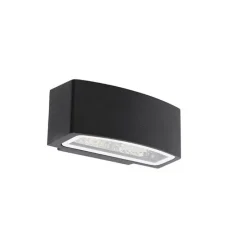 Moderne buiten wandlamp zwart IP44 - Latina