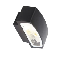 Moderne buiten wandlamp zwart IP44 - Latina