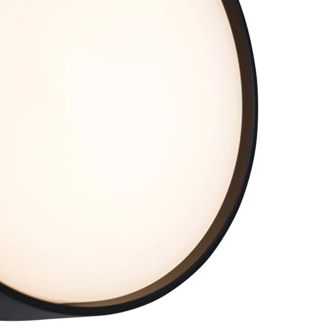 Moderne buiten wandlamp zwart incl. LED IP65 - Dop