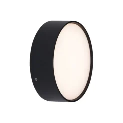 Moderne buiten wandlamp zwart incl. LED IP65 - Dop