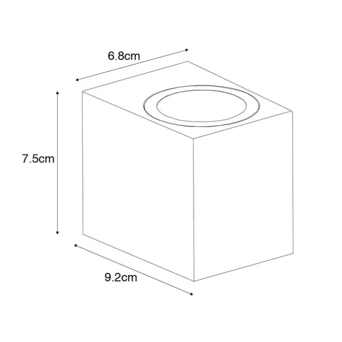 Moderne buiten wandlamp zwart kunststof - Baleno