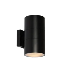 Moderne Buiten wandlamp zwart 2-lichts AR111 IP44 - Duo