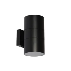 Moderne Buiten wandlamp zwart 2-lichts AR111 IP44 - Duo