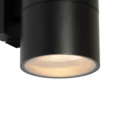 Moderne Buiten wandlamp zwart 2-lichts AR111 IP44 - Duo
