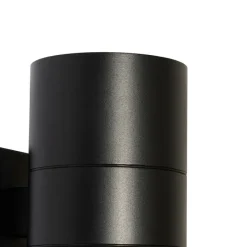 Moderne Buiten wandlamp zwart 2-lichts AR111 IP44 - Duo