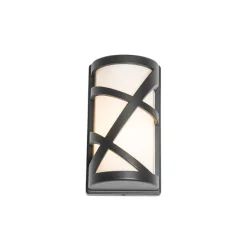 Moderne buiten wandlamp zwart IP44 - Suzie
