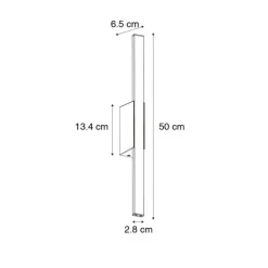 Moderne buiten wandlamp zwart incl. LED IP54 - Jamal