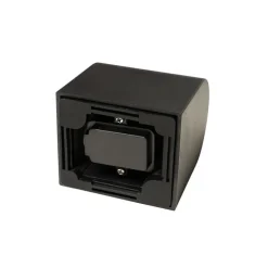 Moderne buiten wandlamp zwart kunststof ovaal - Baleno