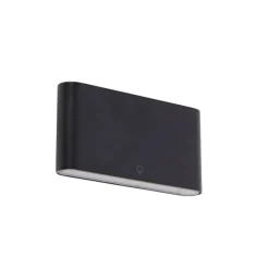 Moderne buiten wandlamp zwart 17,5 cm incl. LED IP65 - Batt