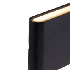 Moderne buiten wandlamp zwart 17,5 cm incl. LED IP65 - Batt