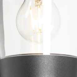 Moderne buiten wandlamp zwart IP44 - Joren