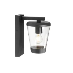 Moderne buiten wandlamp zwart IP44 - Joren