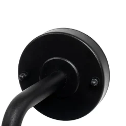 Moderne buiten wandlamp zwart met helder glas - Khana