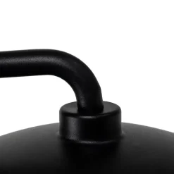 Moderne buiten wandlamp zwart met helder glas - Khana