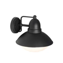 Moderne buiten wandlamp zwart IP44 - Marcel