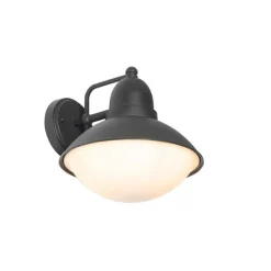 Moderne buiten wandlamp zwart IP44 - Marcel
