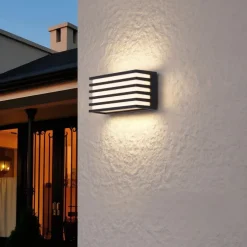 Moderne buiten wandlamp zwart incl. LED IP65 - Jail