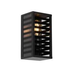 Moderne buiten wandlamp zwart 26 cm IP44 - Reims