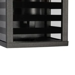 Moderne buiten wandlamp zwart 26 cm IP44 - Reims