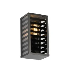 Moderne buiten wandlamp zwart 26 cm IP44 - Reims