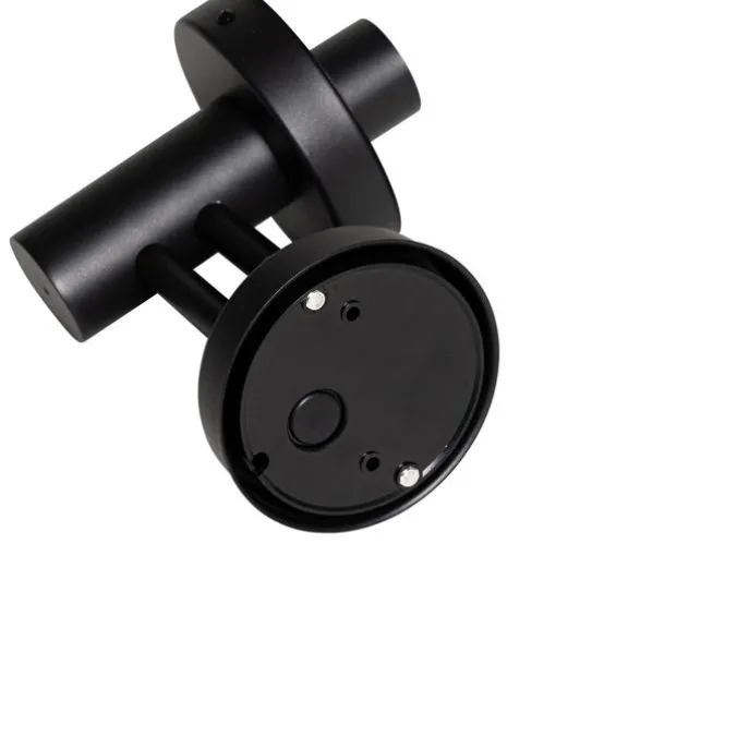 Moderne buiten wandlamp zwart met glas - Elly