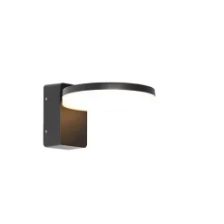 Moderne buiten wandlamp zwart incl. LED IP54 - Esmee