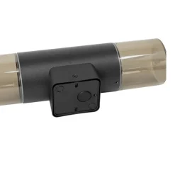 Moderne buiten wandlamp zwart 2-lichts IP44 - Odense