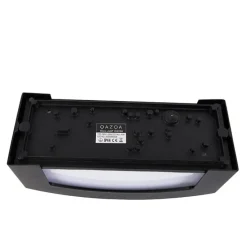 Moderne buiten wandlamp zwart IP44 - Hurricane 1