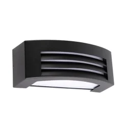 Moderne buiten wandlamp zwart IP44 - Hurricane 1