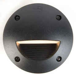 Moderne buiten wandspot zwart incl. LED IP65 - Leti