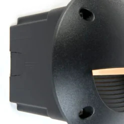 Moderne buiten wandspot zwart incl. LED IP65 - Leti