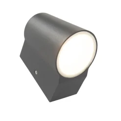 Moderne buitenlamp antraciet incl. LED met schemersensor - Uma