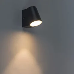 Moderne buitenlamp antraciet incl. LED met schemersensor - Uma