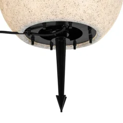Moderne buitenlamp grijs 35 cm IP44 - Nura