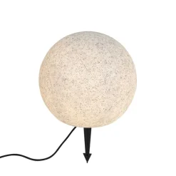 Moderne buitenlamp grijs 35 cm IP44 - Nura