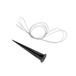 Moderne buitenlamp grijs 25 cm IP65 - Nura