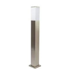 Moderne buitenlamp paal staal 80 cm IP44 - Malios