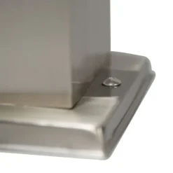 Moderne buitenlamp paal staal 80 cm IP44 - Malios