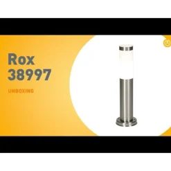 Moderne buitenlamp paal staal 45 cm IP44 - Rox