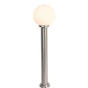 Moderne buitenlamp paal staal RVS 100 cm - Sfera