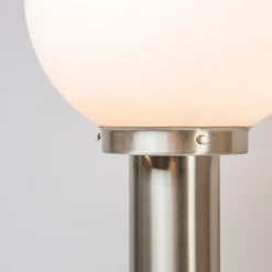 Moderne buitenlamp paal staal RVS 100 cm - Sfera